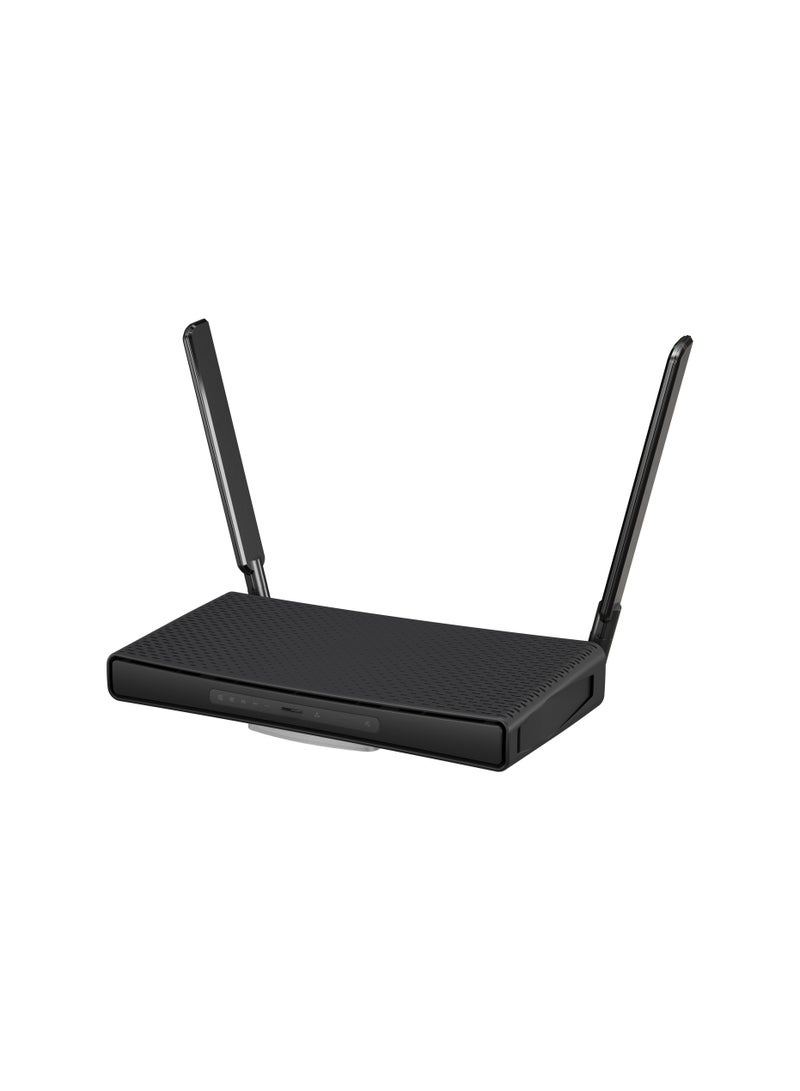 hAP Ax3 Gen 6 Wireless, 2.5 Gigabit Ethernet, PoE, WPA3 Router Black