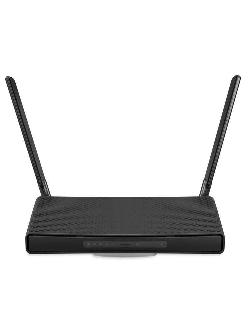 hAP ax³ With RouterOS L6 License, International Version (C53UiG+5HPaxD2HPaxD) Black