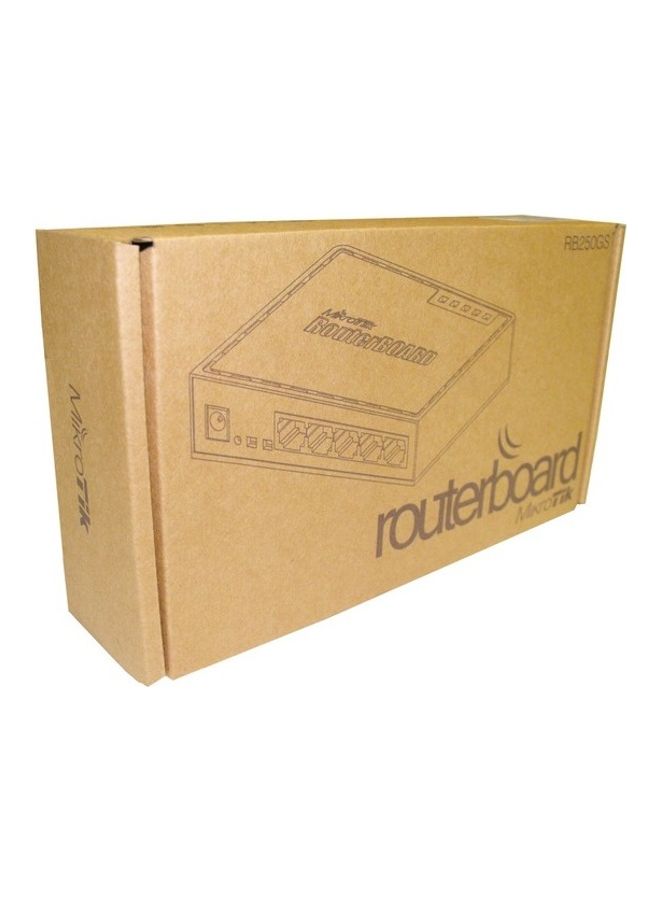 RB250GS Gigabit Switch Five Ports White