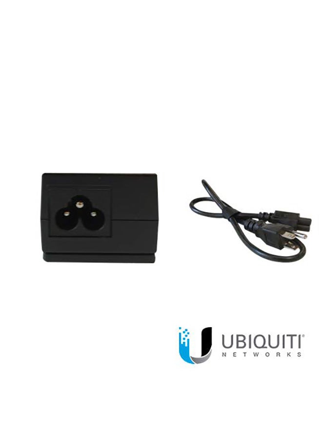 24-Volt Dc 12W Poe Adapter, Max Surge Discharge 1500A Power - Protects Against ESD Events - Compatible with airGateway, (POE-24-12W) Black