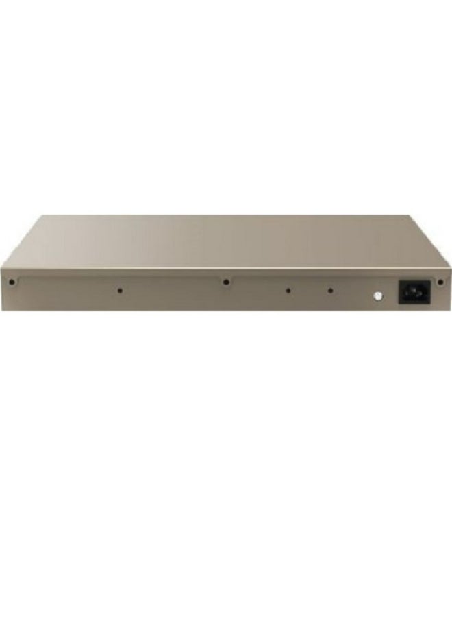 TEG1118P-16-250W 16GE+2SFP Ethernet Switch With 16-Port PoE, 36bps Switch Capacity, 100-240V AC 50/60Hz Input Voltage, 6KV Lightning Protection, 250W Power Supply, TEG1118P-16-250W Brown