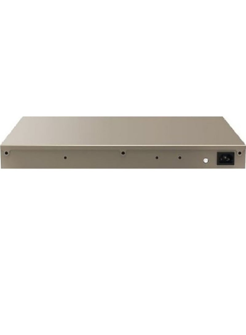 TEG1118P-16-250W 16GE+2SFP Ethernet Switch With 16-Port PoE, 36bps Switch Capacity, 100-240V AC 50/60Hz Input Voltage, 6KV Lightning Protection, 250W Power Supply, TEG1118P-16-250W Brown