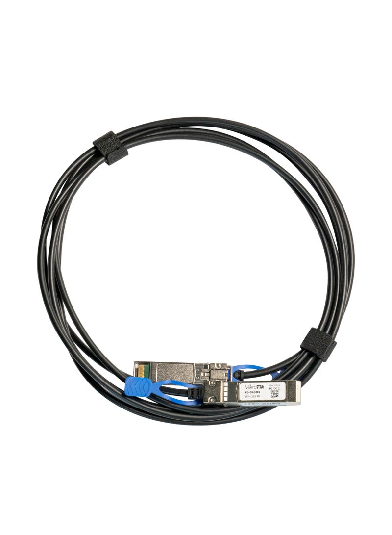 SFP SFP+ SFP28 Direct Attach Cable 1m XS+DA0001 Black