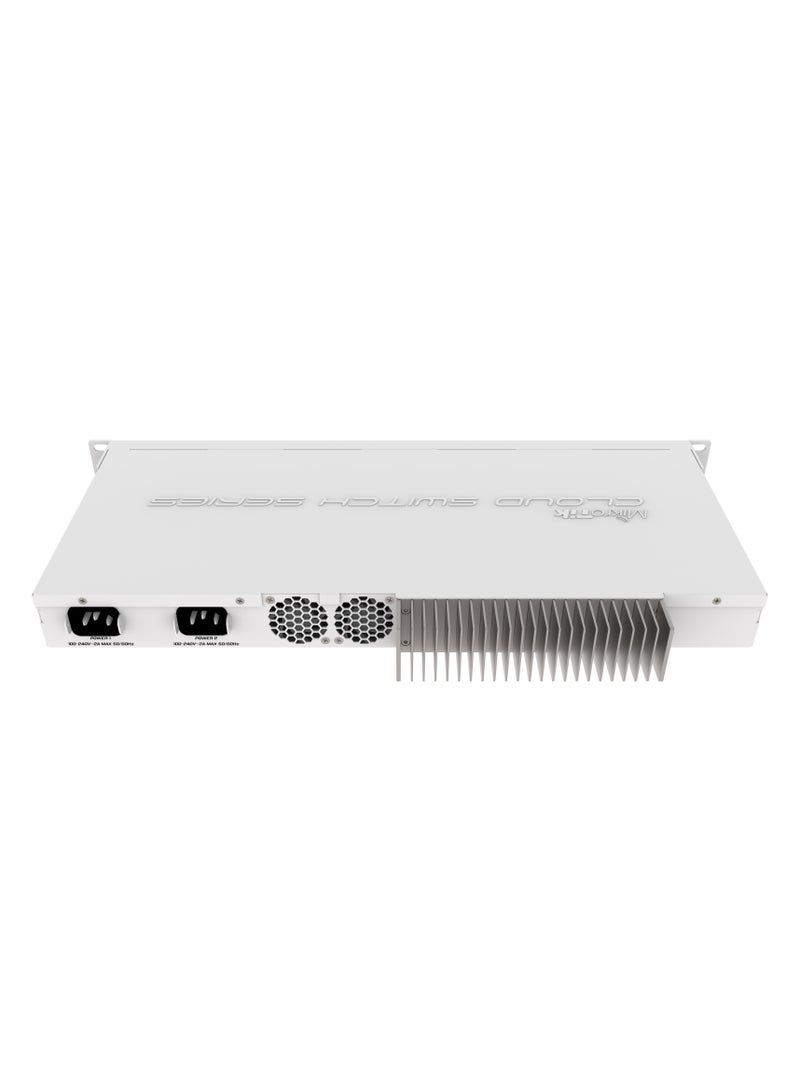 Cloud Router Switch 317-1G-16S+ With RouterOS L6 1U Rackmount Enclosure EU CRS317-1G-16S+RM White
