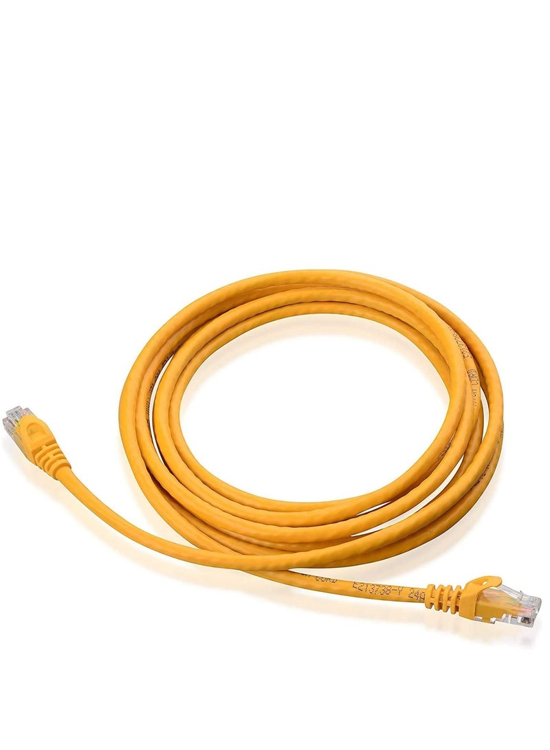 5-Pack, 3M RJ45 Cat6 Snagless 10ft Ethernet Patch Cable