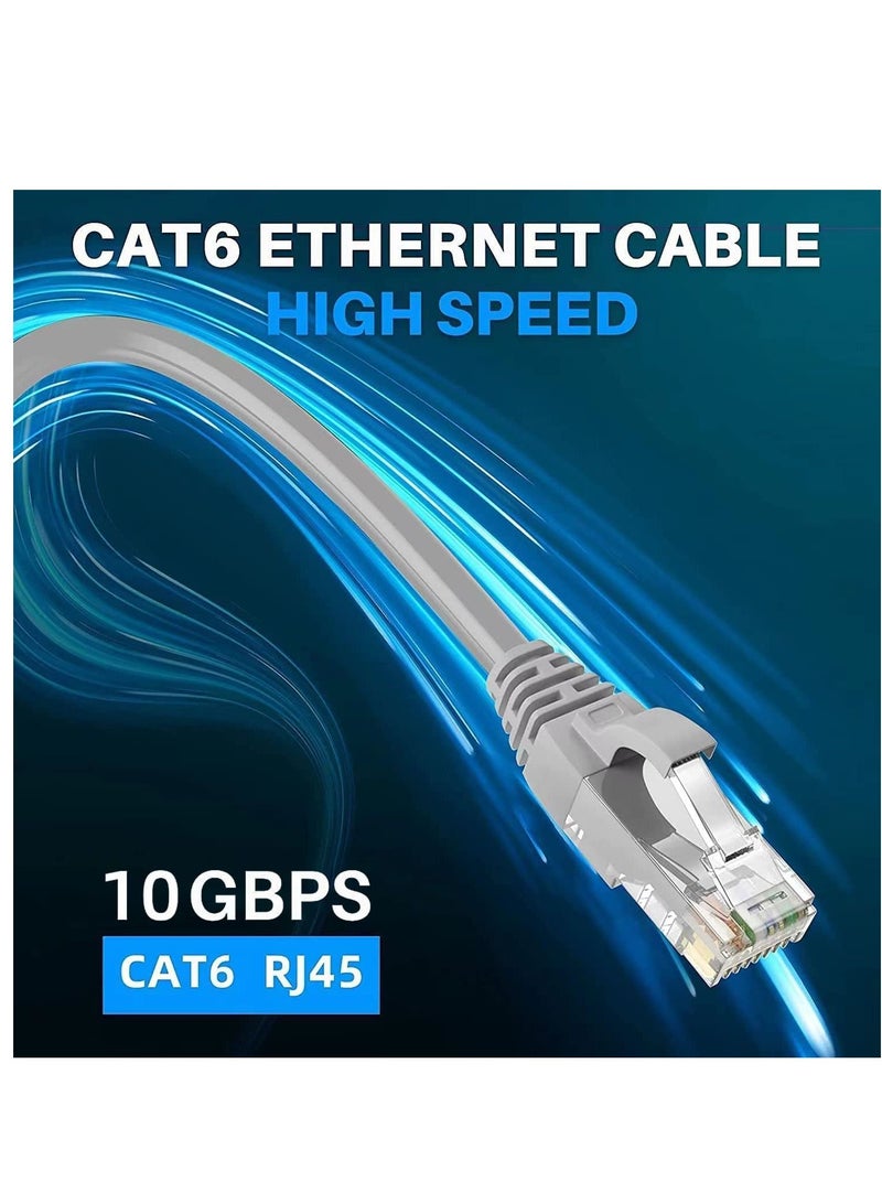 DKURVE Cat 6 Grey Patch Cable