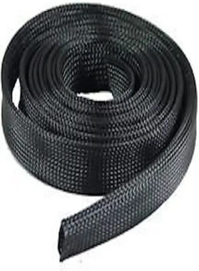 DKURVE® Cable Sleeve Tubing Cord Sock Braided PET Cable Sleeve, Wire Sleeve Management System 5M