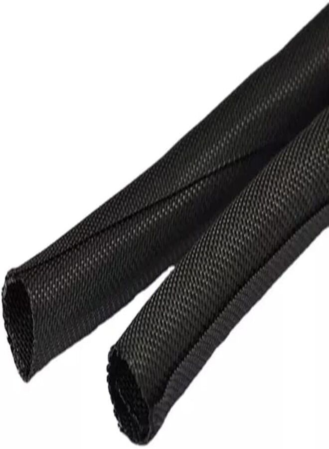 DKURVE® Cable Sleeve Tubing Cord Sock Braided PET Cable Sleeve, Wire Sleeve Management System 5M
