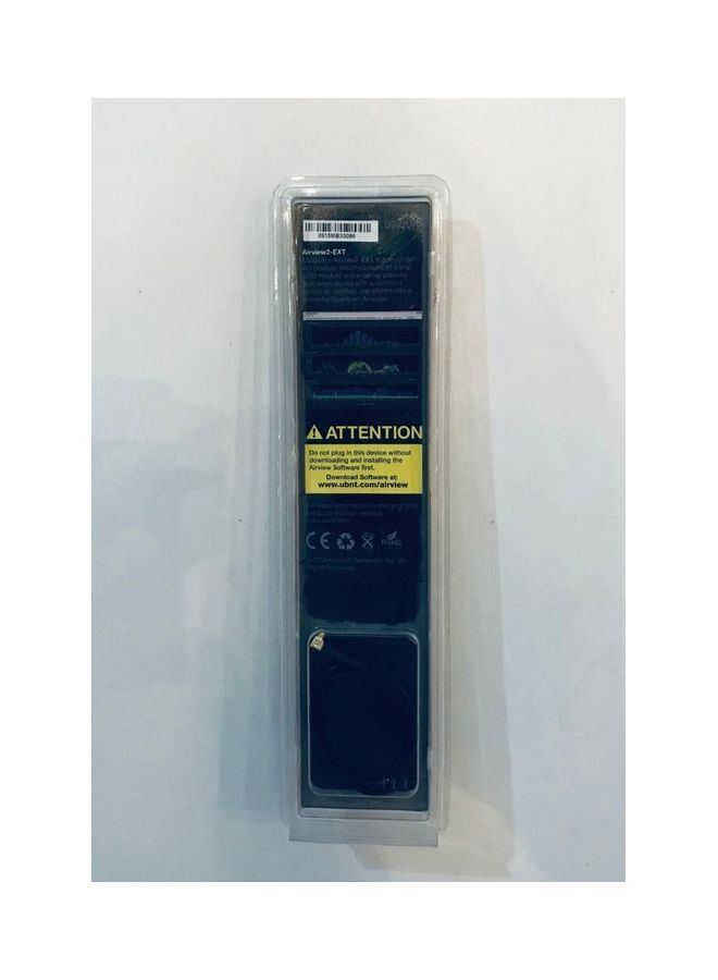 AirView2-EXT 2.4GHz Low Cost Spectrum Analyzer With External Antenna Black