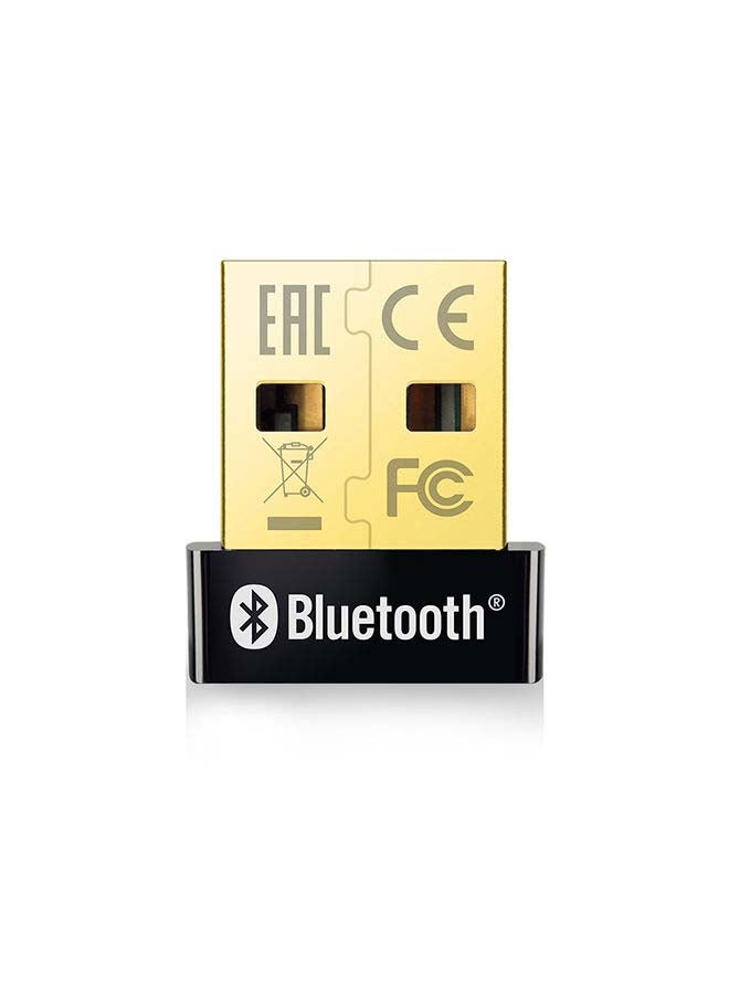 UB400 USB Bluetooth Adapter for PC, 4.0 Bluetooth Dongle Receiver Support Windows 10/8.1/8/7/XP for Desktop, Laptop, Mouse, Keyboard, Printers, Headsets, Speakers, PS4/5, Xbox Controllers Black