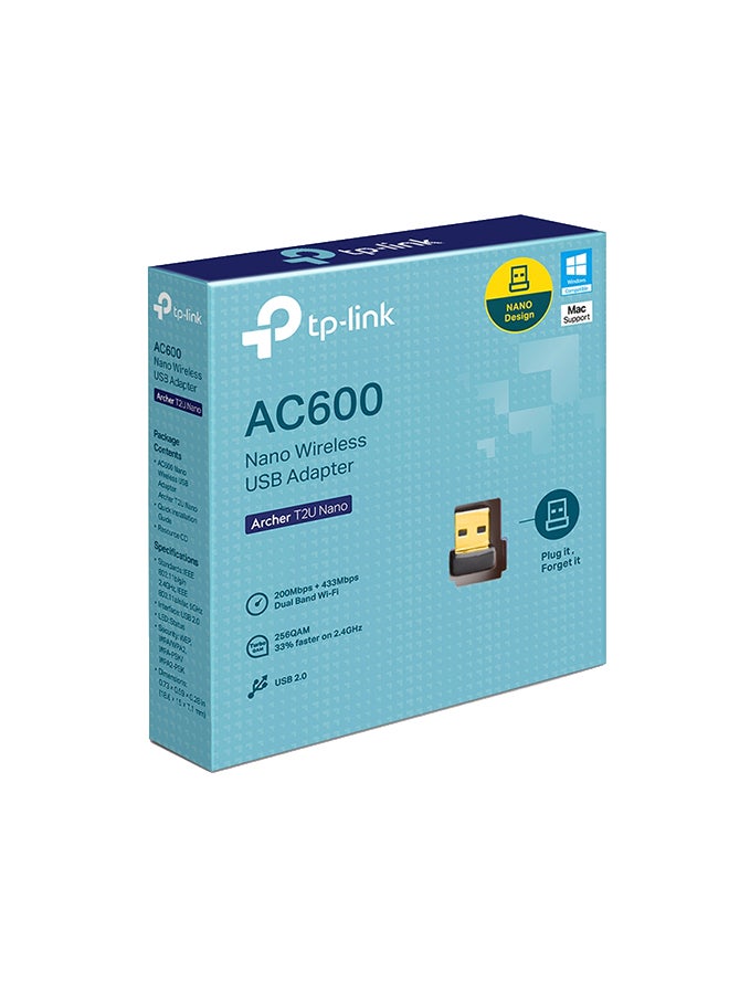 AC600 Nano Wireless USB Adapter Black