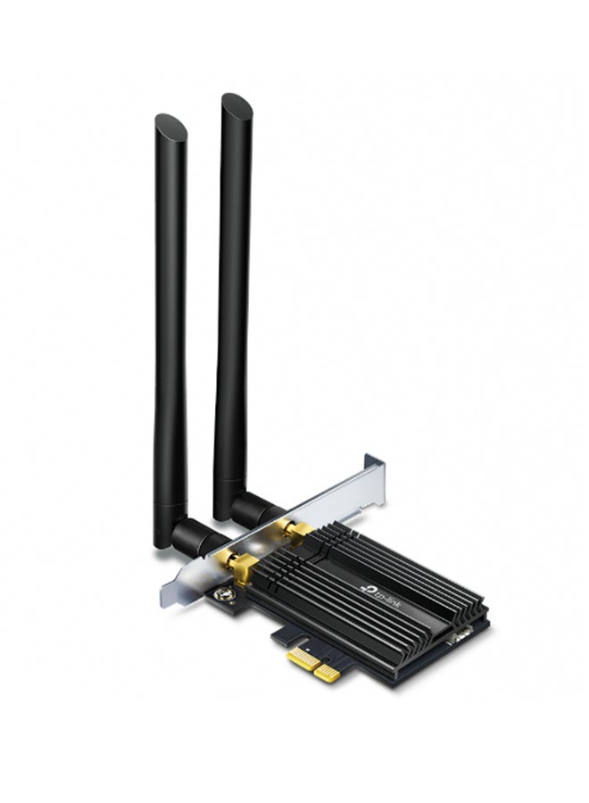 AX3000 Wi-Fi 6 Bluetooth 5.0 PCIe Adapter Black