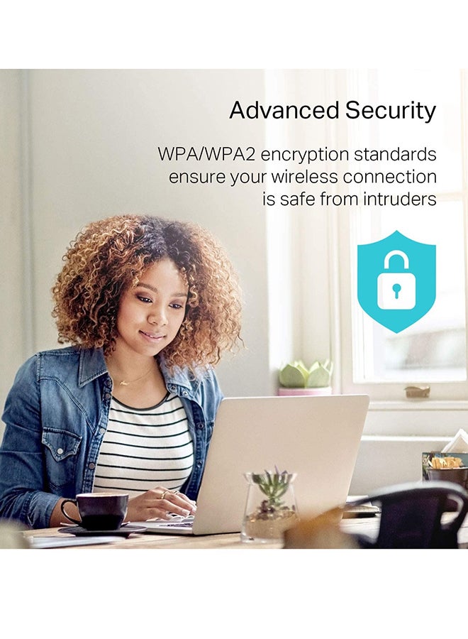 Archer T2U Plus AC600 High Gain Wireless Dual Band USB Adapter Black