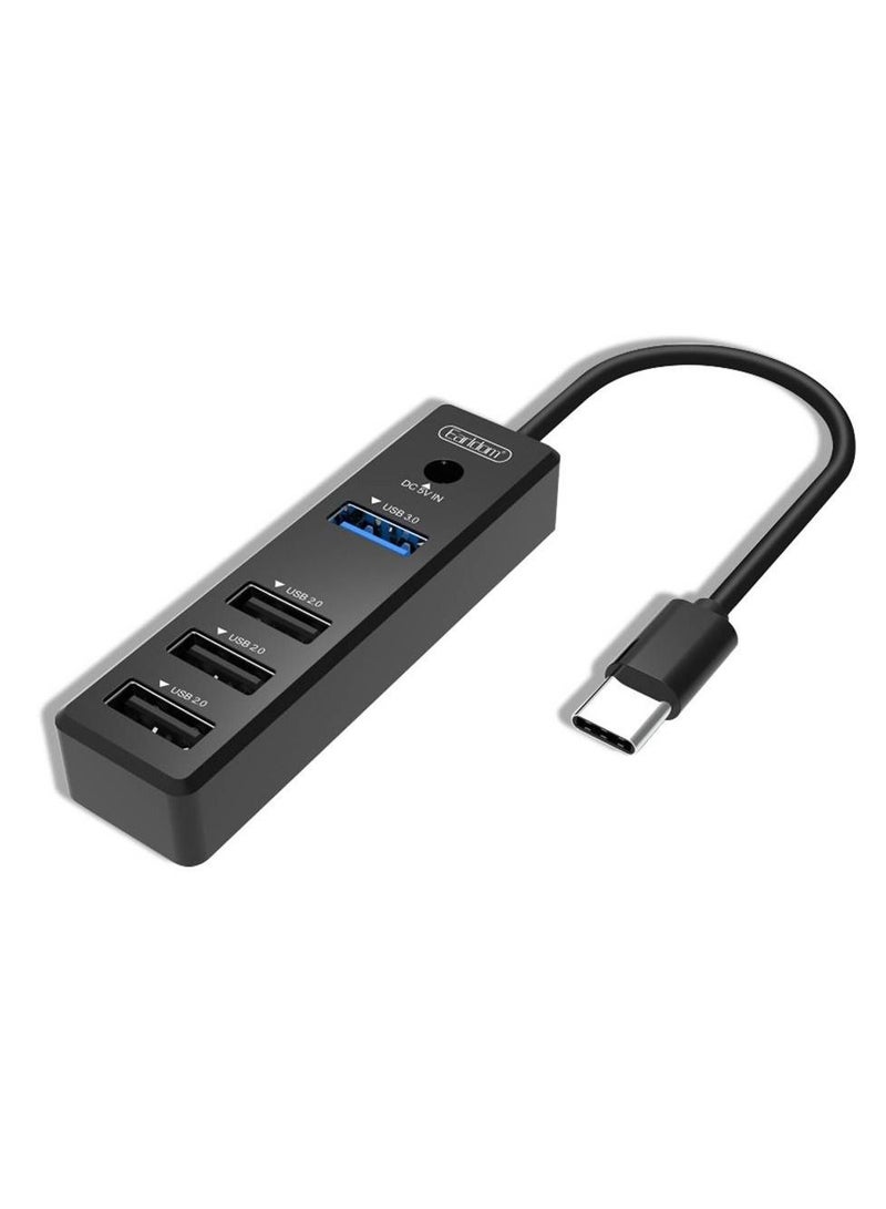 4 in 1 USB C HUB Plug and Play Earldom Model ET-HUB08