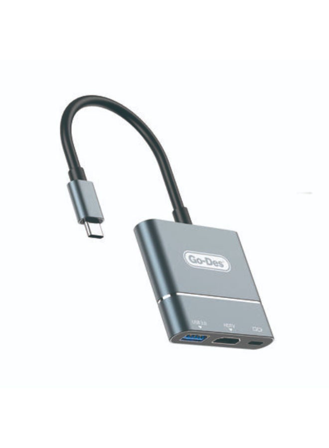 3in1 USB-C Hub Multifuncion Adapter GD-6827