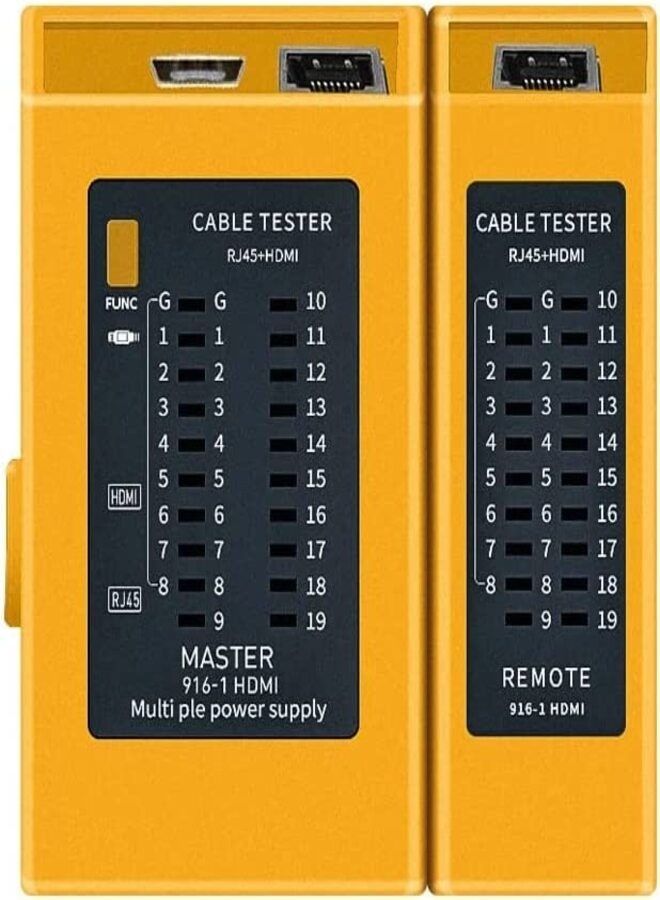 RJ45 Network Cable Tester Multifunction Industrial Control Elements RJ11 HDMI compatible Cable Tester Networking Tool