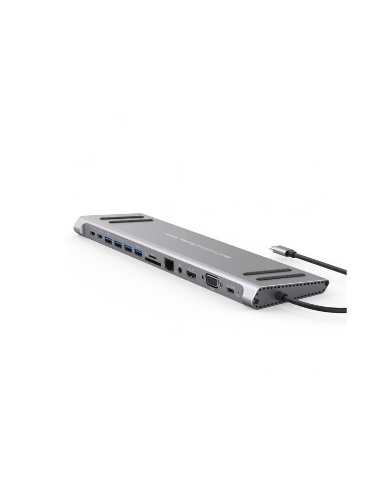 USB C Docking Station Dual Monitor 14 in 1 USB-C Laptop Docking Station USB Type C Hub Multiport Adapter