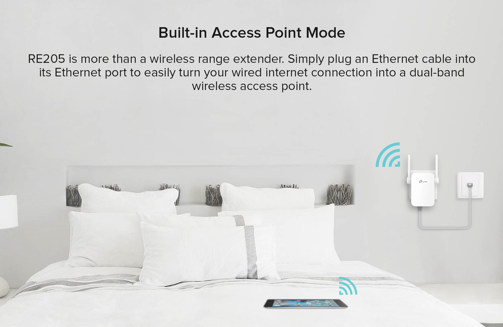 Wi-Fi Range Extender White