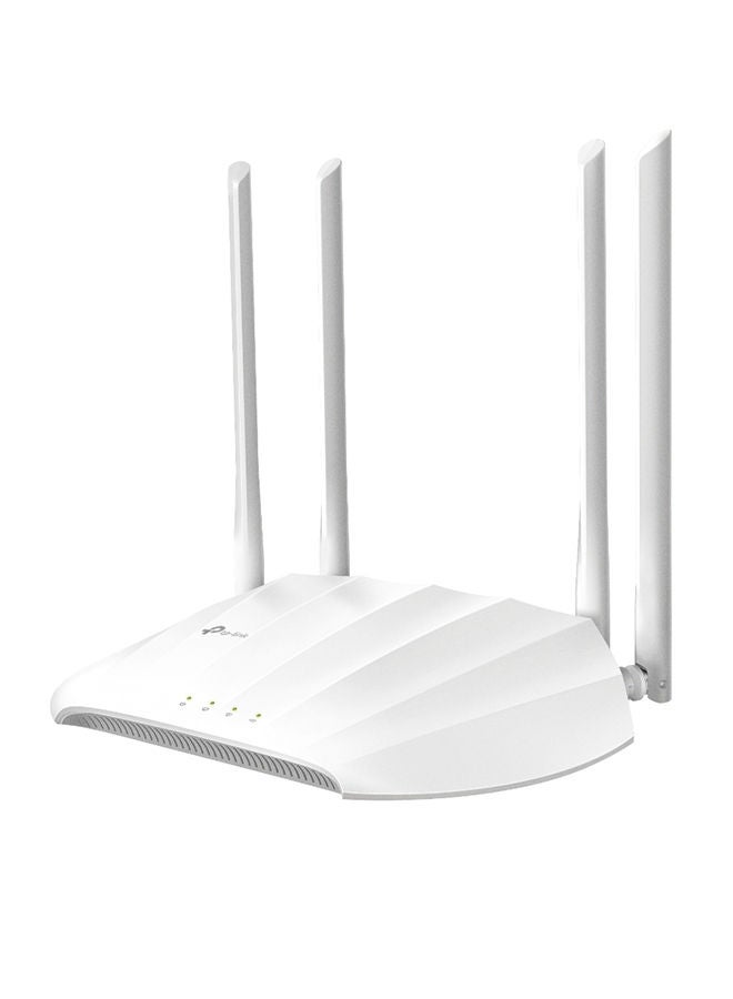 TL-WA1201 AC1200 Wireless Gigabit Access Point, Desktop WiFi Bridge, MU-MIMO & Beamforming, Supports AP/Multi-SSID/Client/RE Mode, 4 External Antennas, PoE Powered White