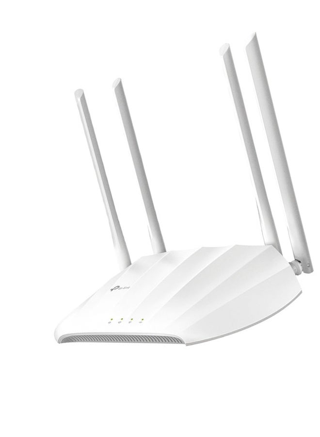 TL-WA1201 AC1200 Wireless Gigabit Access Point, Desktop WiFi Bridge, MU-MIMO & Beamforming, Supports AP/Multi-SSID/Client/RE Mode, 4 External Antennas, PoE Powered White