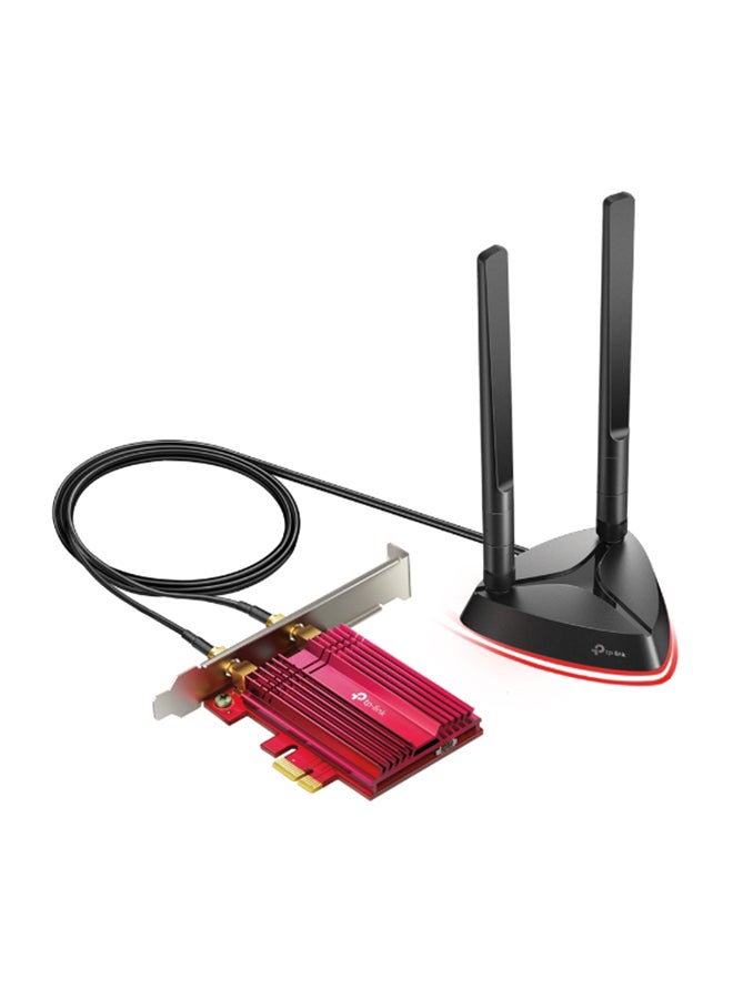 AX3000 Wi-Fi 6 Bluetooth 5.2 PCIe Adapter Black