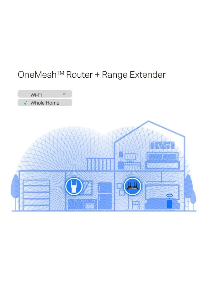AX3000 Mesh Wi-Fi 6 Extender RE705X White