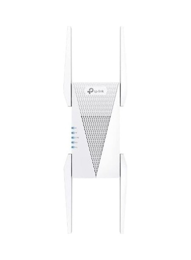 AXE5400 Wi-Fi 6E Range Extender Signal Booster for Home (RE815XE) - Tri-Band Wi-Fi Repeater, Internet Extender with Gigabit Ethernet Port, 6 GHz Band, APP Setup White