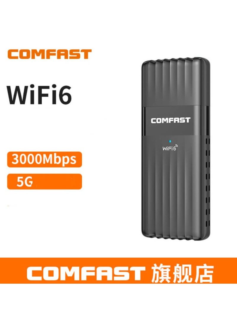 Comfast 970AX WiFi6 3000M high speed USB wireless network card desktop notebook transceiver