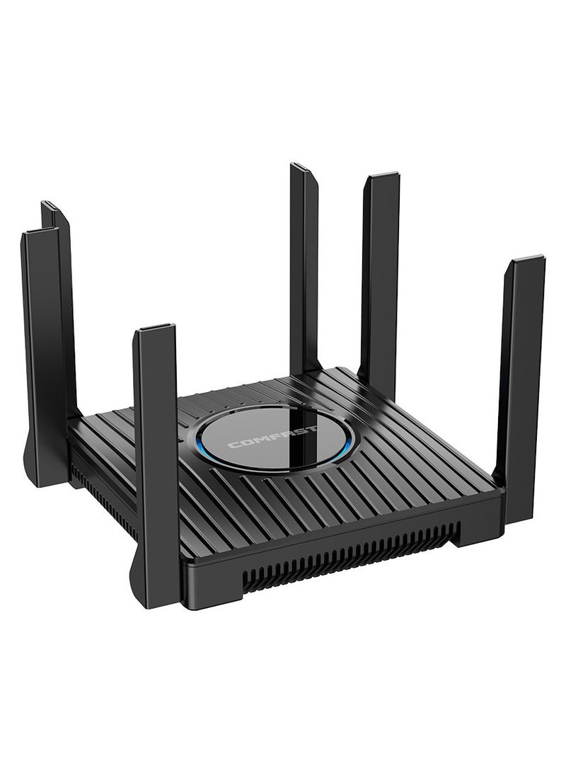 Comfast wireless router six antenna wireless dual band through the wall whole house WiFi6 whole network universal 635AX