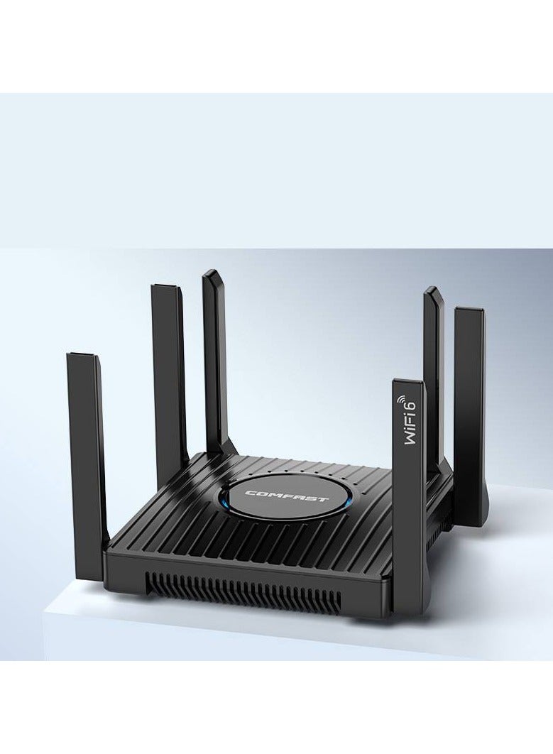 Comfast wireless router six antenna wireless dual band through the wall whole house WiFi6 whole network universal 635AX