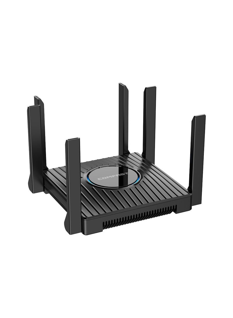 Comfast wireless router six antenna wireless dual band through the wall whole house WiFi6 whole network universal 635AX