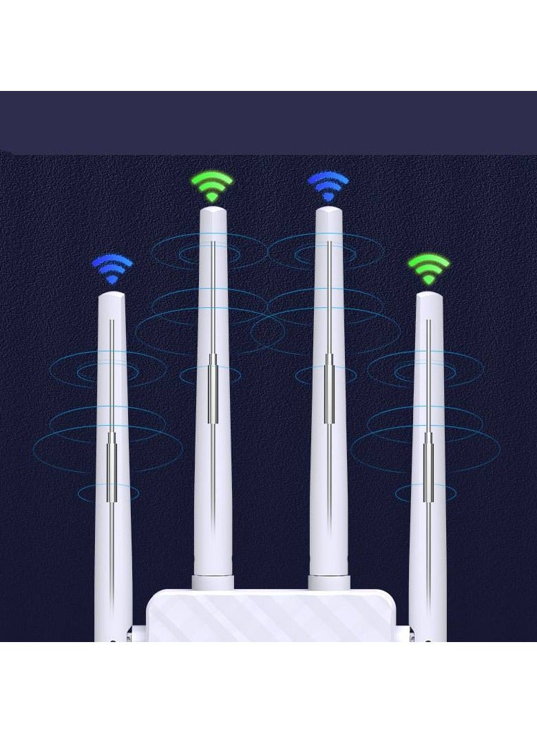 Comfast WR760AC four antenna 5G dual band 1200M network WIFI signal enhancement signal amplifier