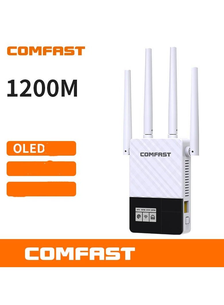 Comfast WR760AC four antenna 5G dual band 1200M network WIFI signal enhancement signal amplifier