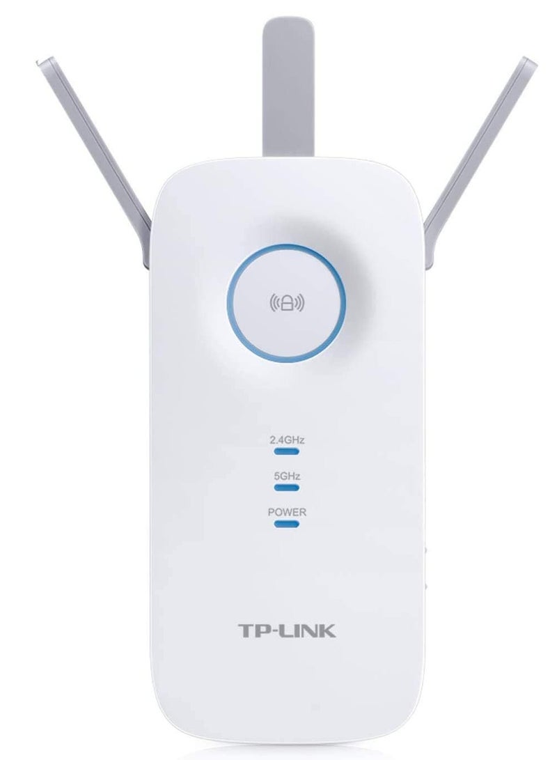 AC1750 WiFi Extender (RE450), PCMag Editor's Choice, Up To 1750Mbps, Dual Band WiFi Repeater, Internet Booster, Extend WiFi Range Further White