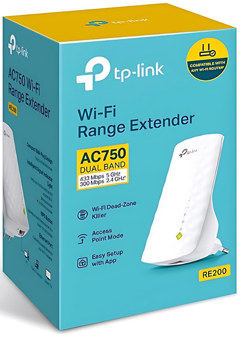 AC750 Wi-Fi Range Extender White