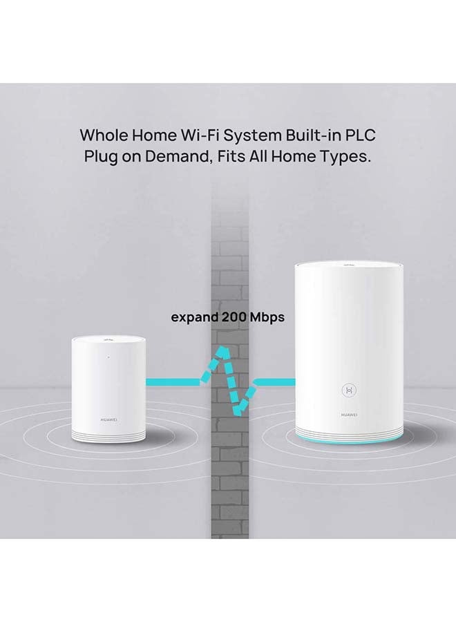 Wifi Mesh Q2 Pro AC1200 Plus Power Line White