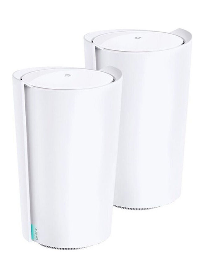 Deco Tri-Band WiFi 6 Mesh System(Deco X90) 2-Pack white