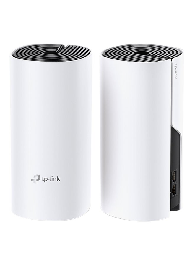 Pack Of 2 Deco M4 AC1200 Whole Home Mesh Wi-Fi System White