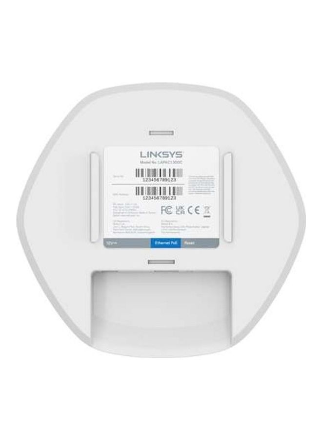 Business Cloud Managed AC1300 WiFi 5 Indoor Wireless Access Point, MU-MIMO Wave 2 Dual-Band 1300 Mbps* total WiFi speed, TAA Compliant | LAPAC1300C WHITE