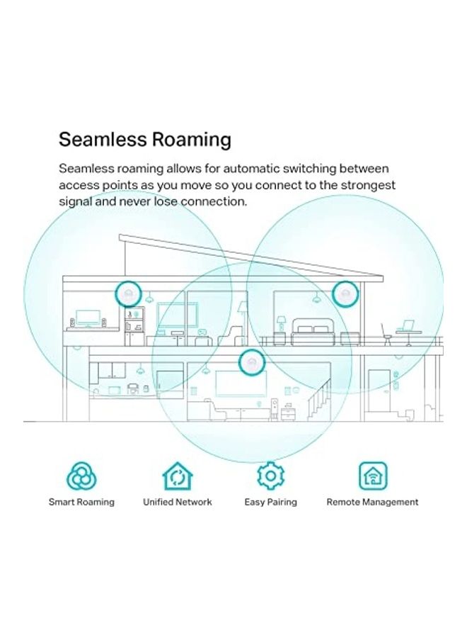 EAP650 AX3000 Mesh Ceiling Mount WiFi 6 Access Point, Seamless Roaming, Up to 2976 Mbps WiFi Speeds, WPA3/MUMIMO, Remote & App Control, PoE+ Powered, Multiple Controller Options White