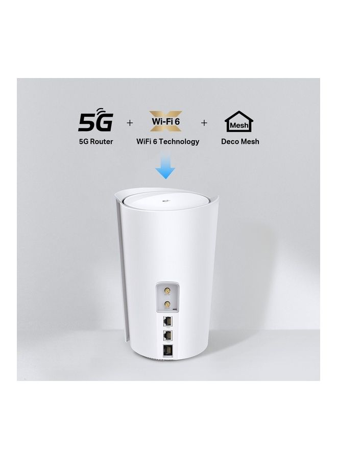 Deco X50 5G AX3000 Whole Home Mesh Wi-Fi 6 Gateway White