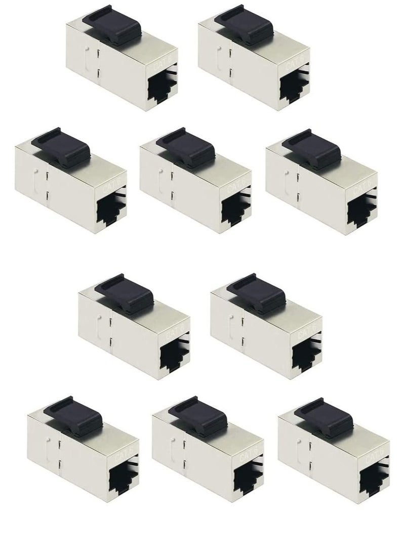 DKURVE® Ethernet CAT6 Keystone Coupler, FTP Shielded  (PACK OF 10)