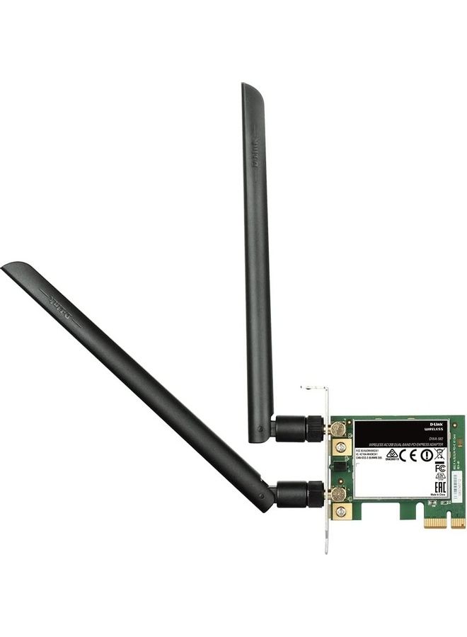 Wireless Ac1200 Dual Band Pci Express Adapter Black