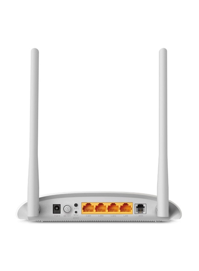 300Mbps Wireless N ADSL2+ Modem Router White