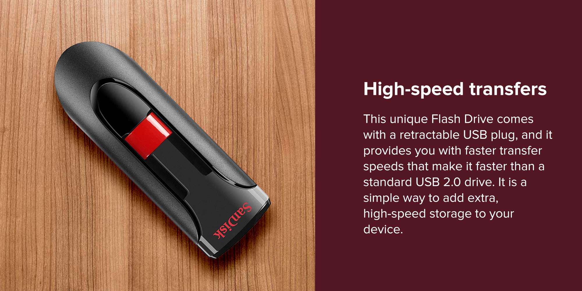 64GB Cruzer Glide 3.0 USB 2.0 Type B Flash Drive Lightweight SDCZ600-064G-G35 64 GB
