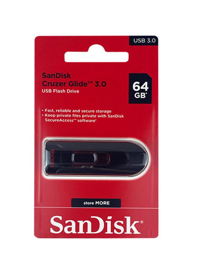 64GB Cruzer Glide 3.0 USB 2.0 Type B Flash Drive Lightweight SDCZ600-064G-G35 64 GB