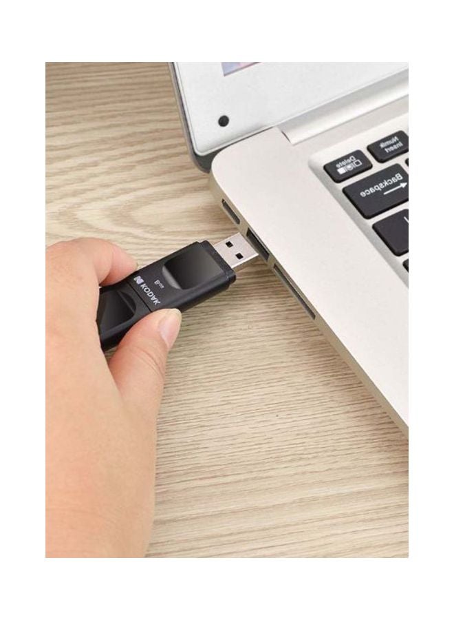 Portable Slim U-Disk USB Flash Drive C8985B-32GB-1 Black/Silver