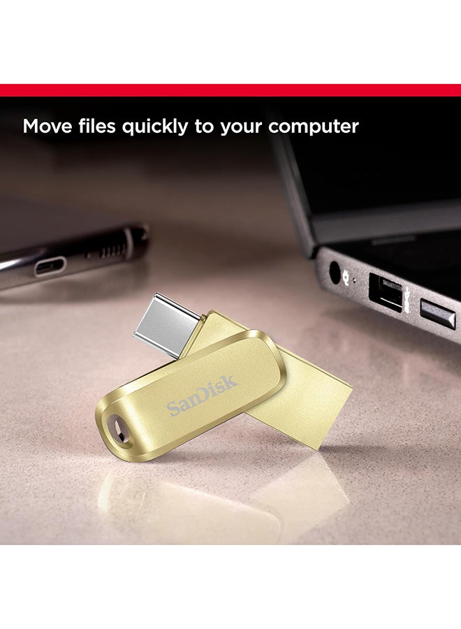 256GB Ultra Dual Drive Luxe USB Type-C - Up to 400MB/s - SDDDC4-256G-G46GD 256 GB