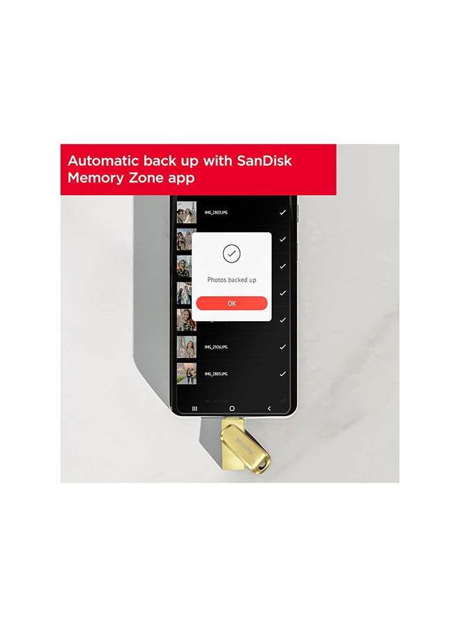 256GB Ultra Dual Drive Luxe USB Type-C - Up to 400MB/s - SDDDC4-256G-G46GD 256 GB