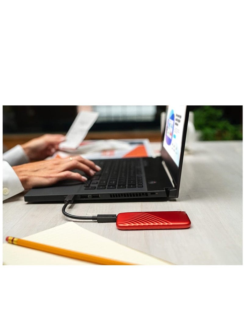 My Passport SSD - Portable SSD, up to 1050MB/s Read and 1000MB/s Write Speeds, USB 3.2 Gen 2 - 4TB